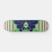 Blaue Rose Skateboard (Horizontal)