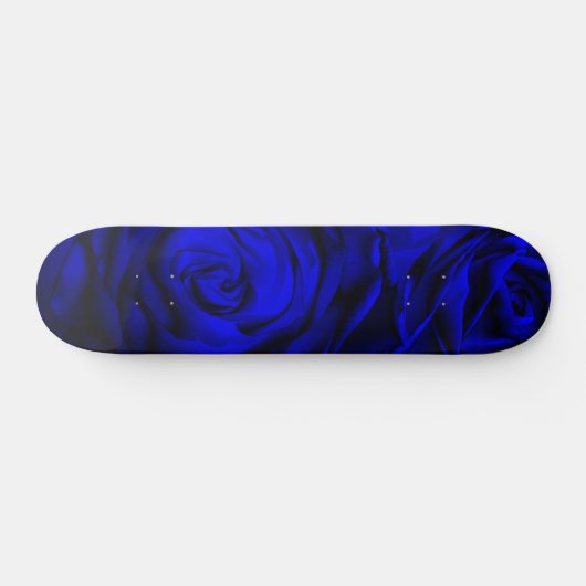 Blaue Rose Skateboard (Horizontal)