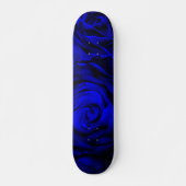Blaue Rose Skateboard (Vorne)
