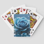 Blaue Rose Spielkarten (Rückseite)