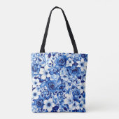 blaue Rose Symphony-Taschentuch Tasche (Rückseite)