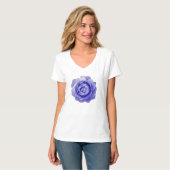 Blaue Rose T-Shirt (Vorderseite Vollansicht)
