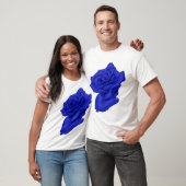 Blaue Rose T-Shirt (Unisex)