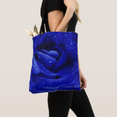 Blaue Rose Tasche (Von Nahem)