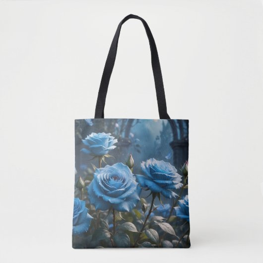 Blaue Rose Tasche (Vorderseite)