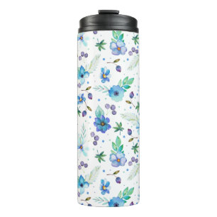Blaue Rose Thermosbecher