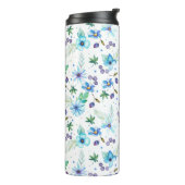 Blaue Rose Thermosbecher (Nach links gedreht)