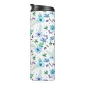 Blaue Rose Thermosbecher (Nach rechts gedreht)