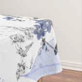 Blaue Rose Tischdecke (Beispiel)