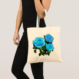 Blaue Rose Tragetasche