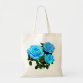 Blaue Rose Tragetasche (Vorne)