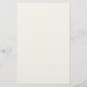 Blaue Rose und Aquamarine Personalisierte Stationi Briefpapier (Rückseite)