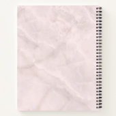 Blaue Rose und Crown Floral Bouquet Notizblock (Rückseite)