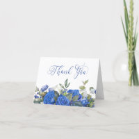 Blaue Rose und Eukalyptus Elegante Kalligrafie