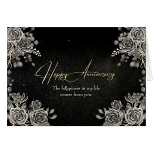 Blaue Rose und Perlen