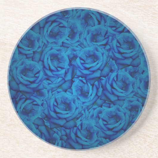 Blaue Rose Untersetzer (Vorne)