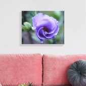 Blaue Rose von Sharon 14 x 11 Canvas Print Leinwanddruck (Insitu (Wohnzimmer))