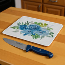 Blaue Rose Wasserfarbe