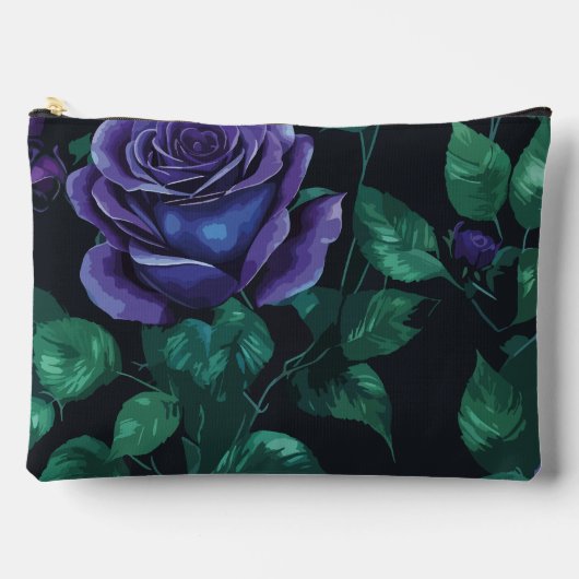 Blaue Rose Zubehörtasche (Vorderseite)