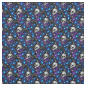 Blaue Rosen Magie Stoff (Muster)