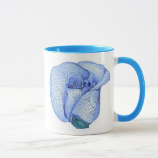 "Blaue Rosen-" Tasse