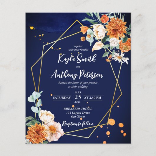 Blaue Rosenhochzeit der Marine (Vorderseite)