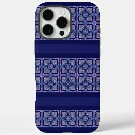 Blaue Rosette Case-Mate iPhone Hülle (Rückseite)