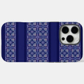 Blaue Rosette Case-Mate iPhone Hülle (Rückseite (Horizontal))