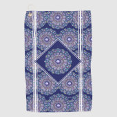 Blaue Rosette Golfhandtuch (Vorderseite)