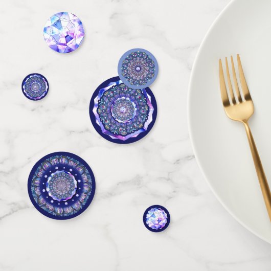 Blaue Rosette Konfetti (Gruppe)