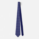 Blaue Rosette Krawatte (Vorderseite)