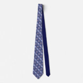 Blaue Rosette Krawatte (Vorderseite)