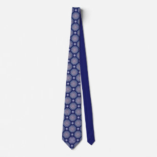 Blaue Rosette Krawatte
