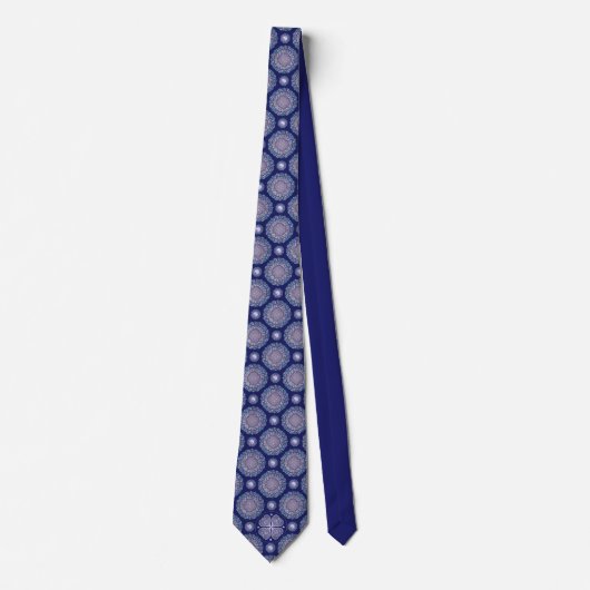 Blaue Rosette Krawatte (Vorderseite)
