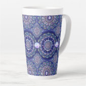 Blaue Rosette Milchtasse (Rechte Ecke)