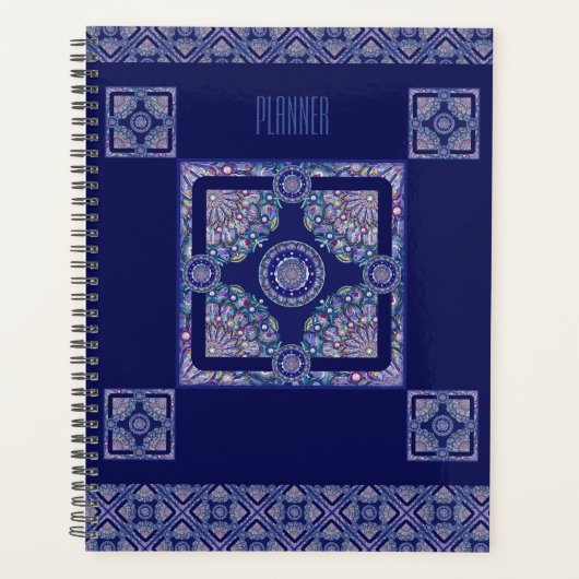 Blaue Rosette Planer (Vorderseite)
