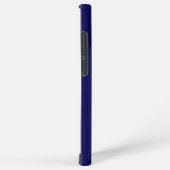 Blaue Rosette Samsung Galaxy Hülle (Rechte Seite)
