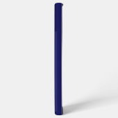 Blaue Rosette Samsung Galaxy Hülle (Linke Seite)