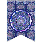 Blaue Rosette Wimpelkette (Erste Fahne)