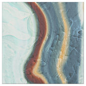 Blaue Rostmarmor-Strömung Stoff (Nahaufnahme)