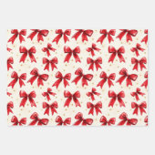 Blaue rote Äpfel Geschenkpapier Set (Vorderseite 3)