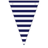 Blaue rote Jagdflagge für das Thema Nautic Wimpelkette (Dritte Fahne)