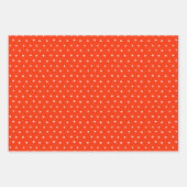 Blaue rote Pflaumen, gemischte Blumenmuster und Po Geschenkpapier Set (Vorderseite 3)