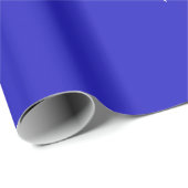 Blaue, rote und weiße Sternmuster Geschenkpapier (Rolleneckpunkt)