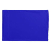 Blaue, rote und weiße Sternmuster Kissenbezug (Rückseite-Links)