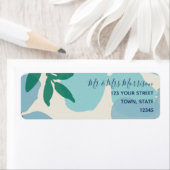 Blaue Rücksendeadresse (Insitu)