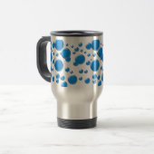 Blaue Runden in der Tasse (Vorderseite Links)