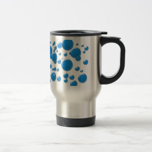 Blaue Runden in der Tasse