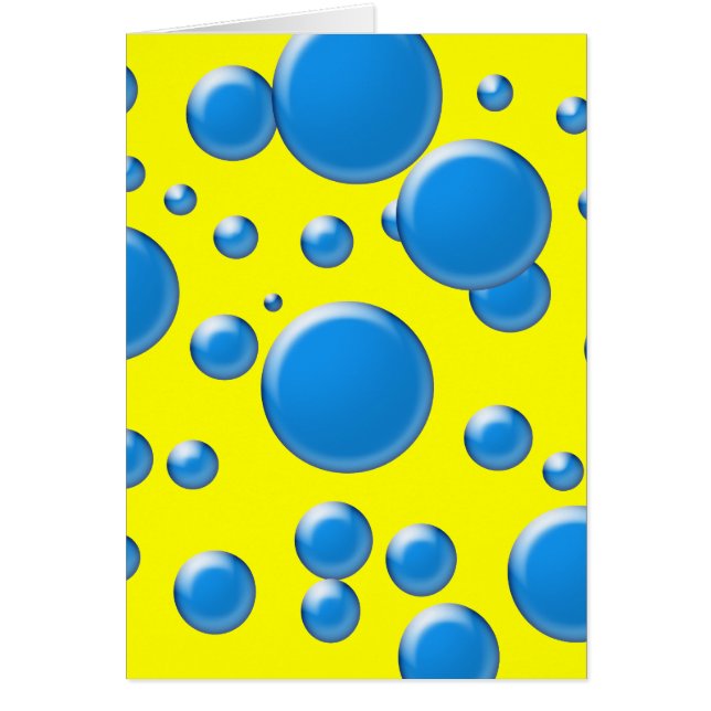 Blaue Runden in Gelb (Vorne)