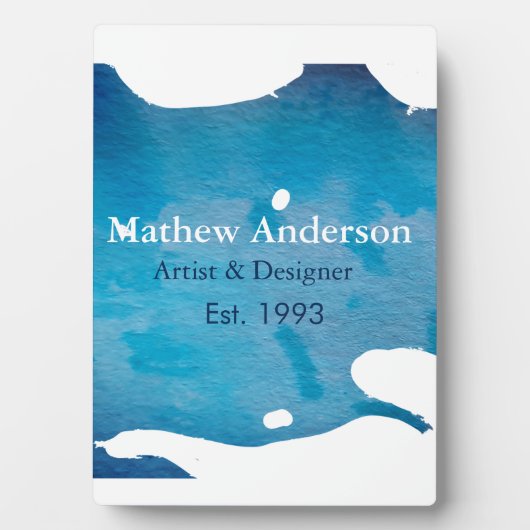 Blaue, rustikale Jeans Textur geben Namen Fotoplatte (Vorderseite)